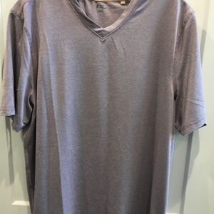 Men's light Purple Mauve Right of WayV-Neck Shirt Large